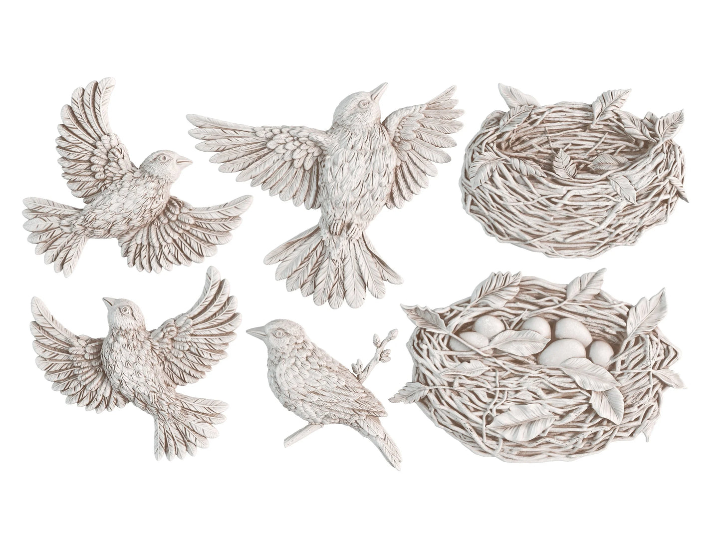 Sparrow’s Nest mould | birds and nest