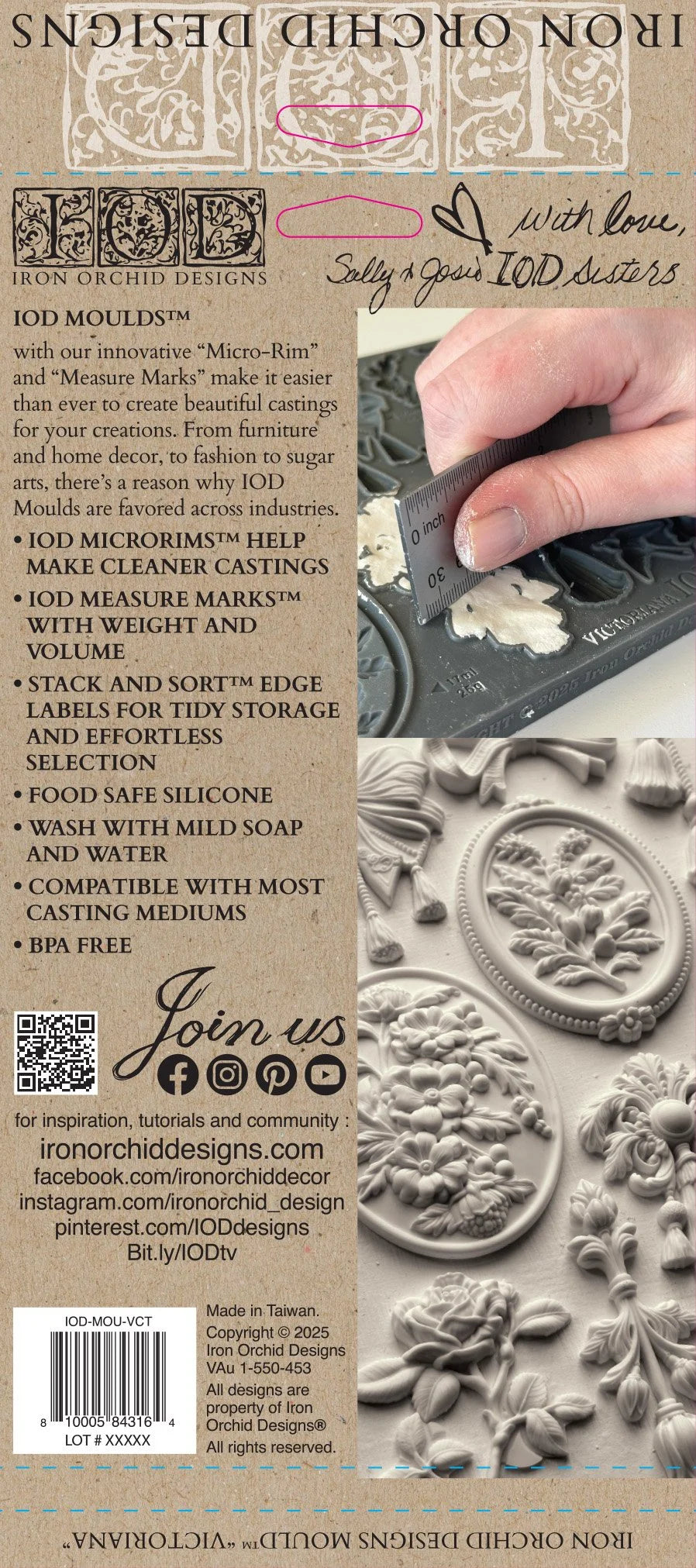 Victoriana 6x10 IOD Mould