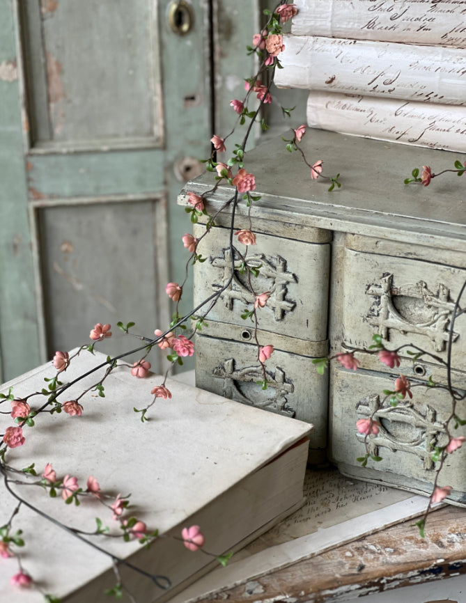 Quince Blooms Garland | 6' | pink floral home decor