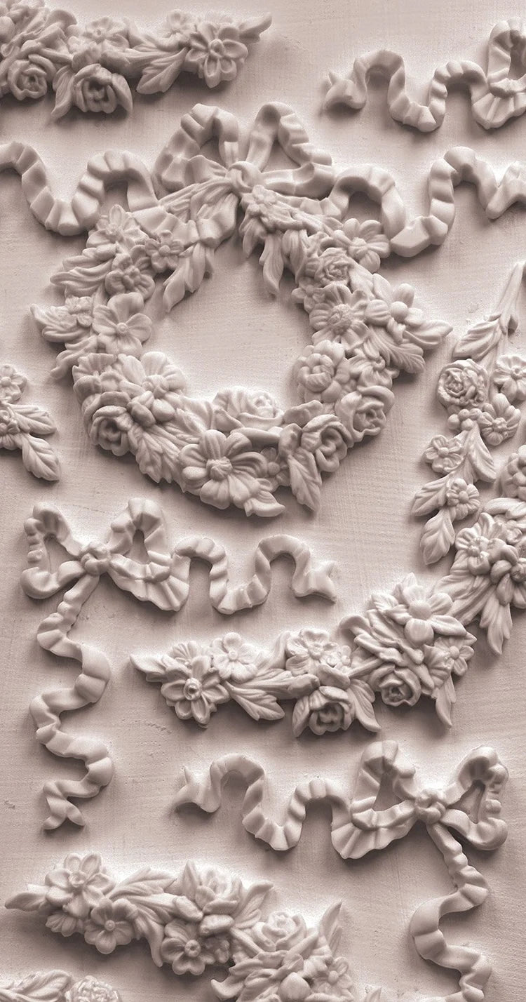 Wreath and Swags IOD mould