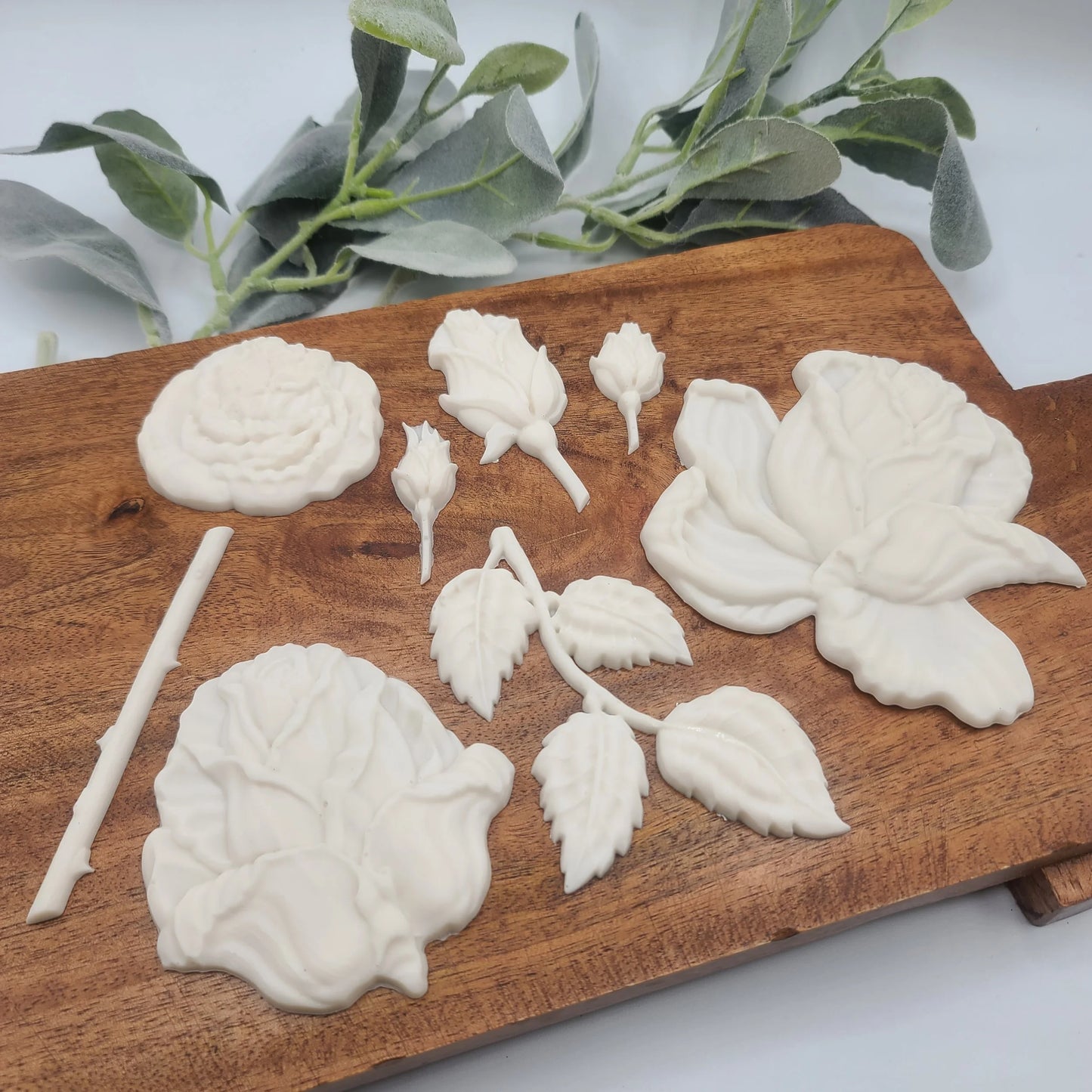 roses resin casting
