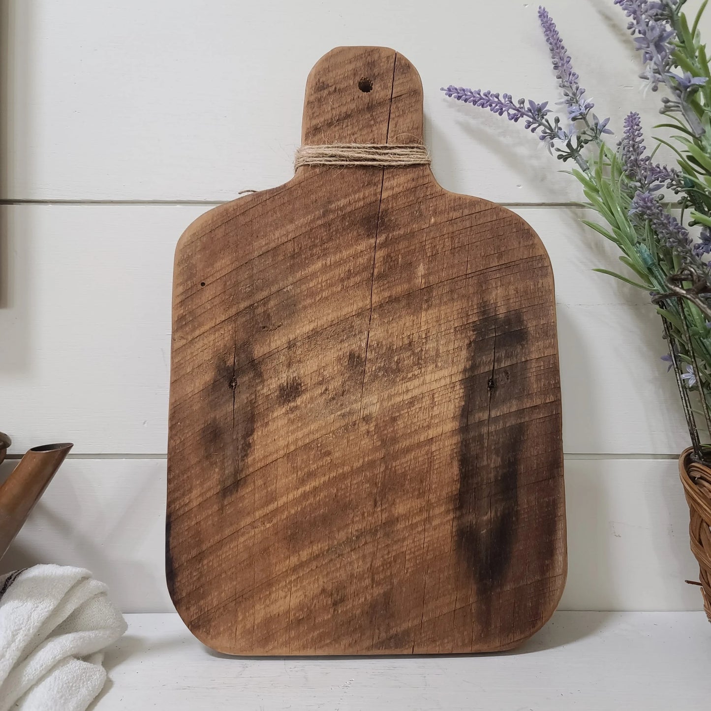 13 x 8 inch barnwood decorative bread board