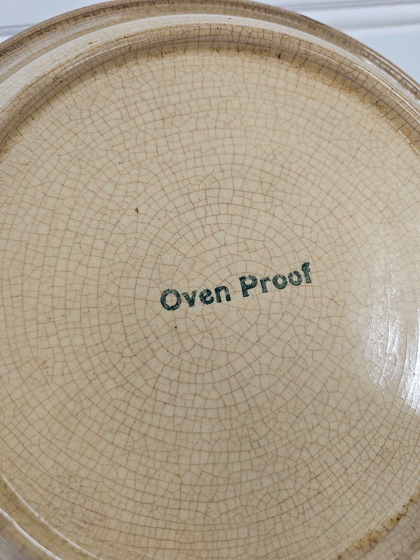 Stained & Crazed Pie Plate