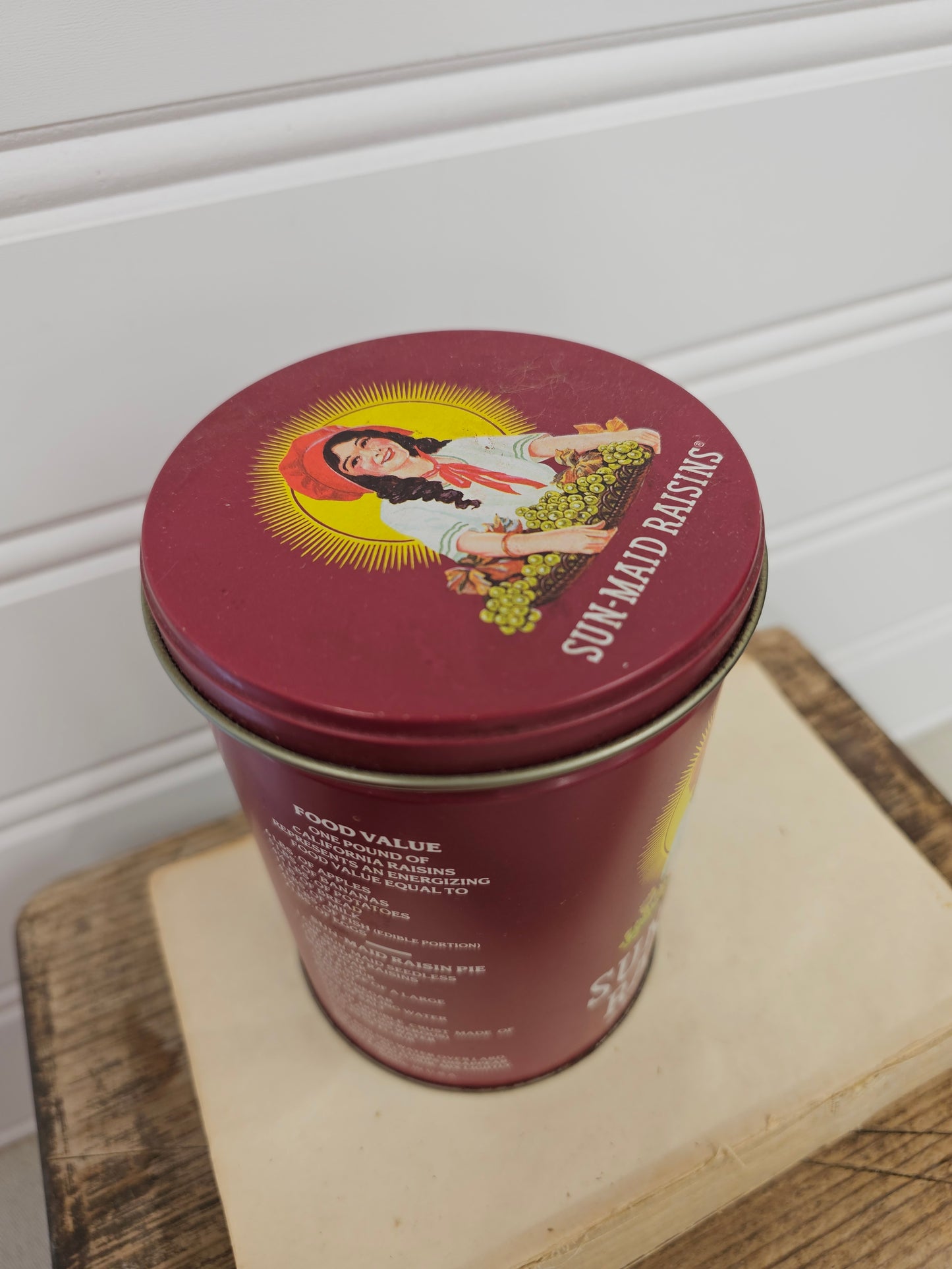Vintage Sun-Maid Raisins Tin