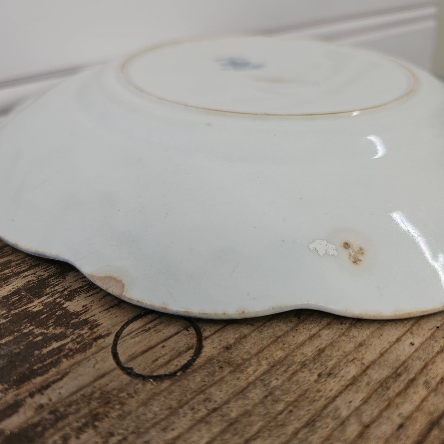 Johnson Bros, England plate (Crazed & stained) & Johann Haviland, Germany cup