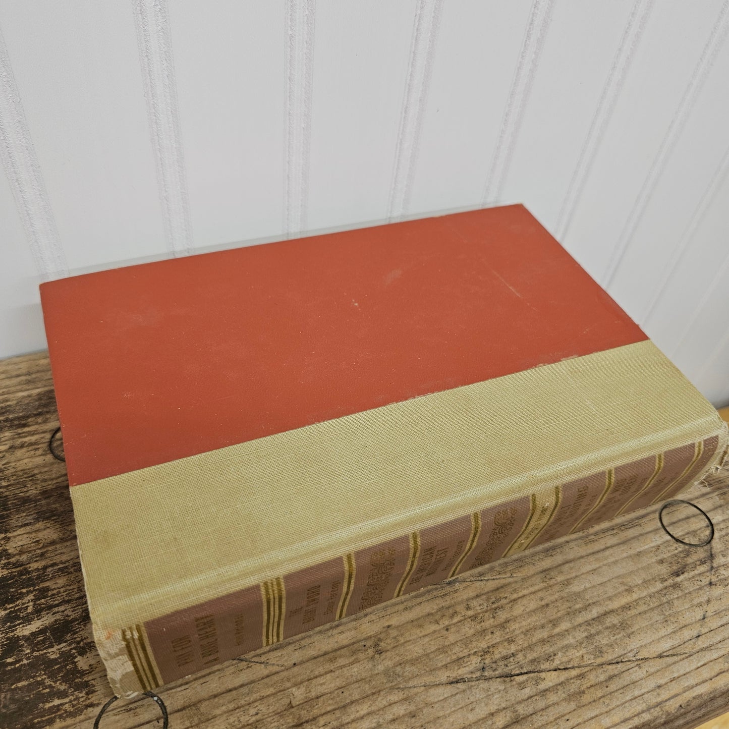 Set of 2 fall colored books