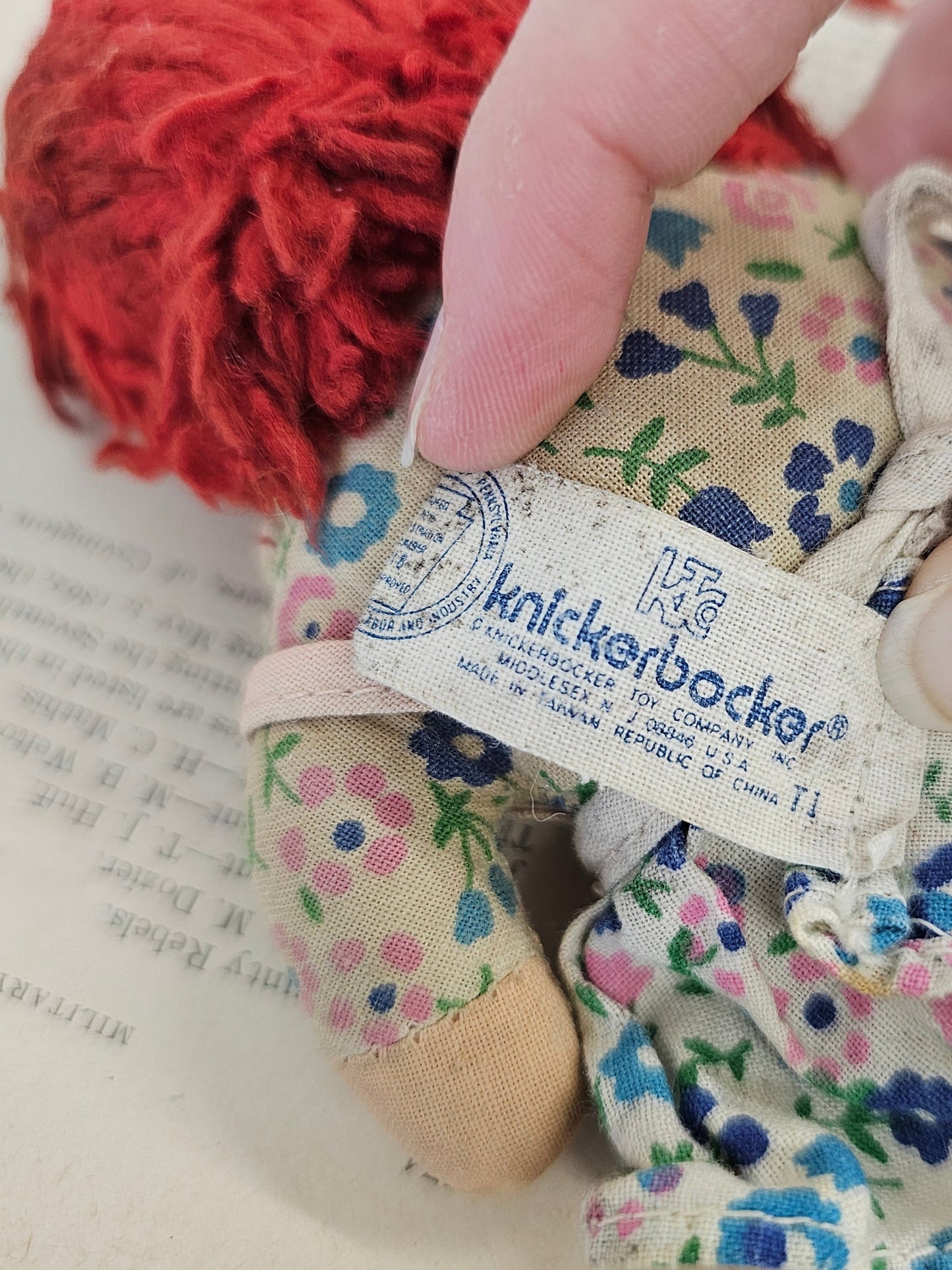 Small Knickerbocker Raggedy Ann, Taiwan