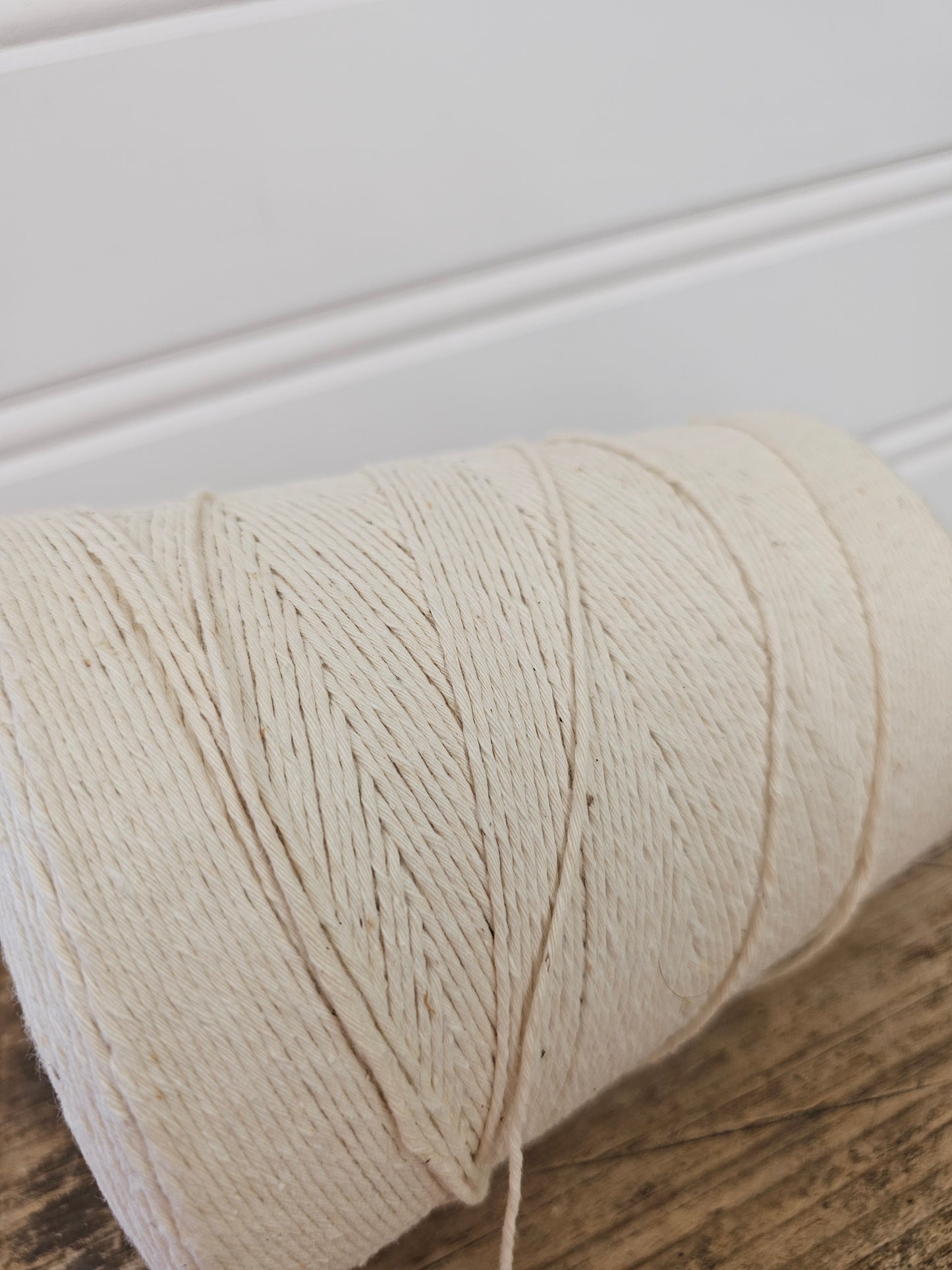 Large Spool of White Thread