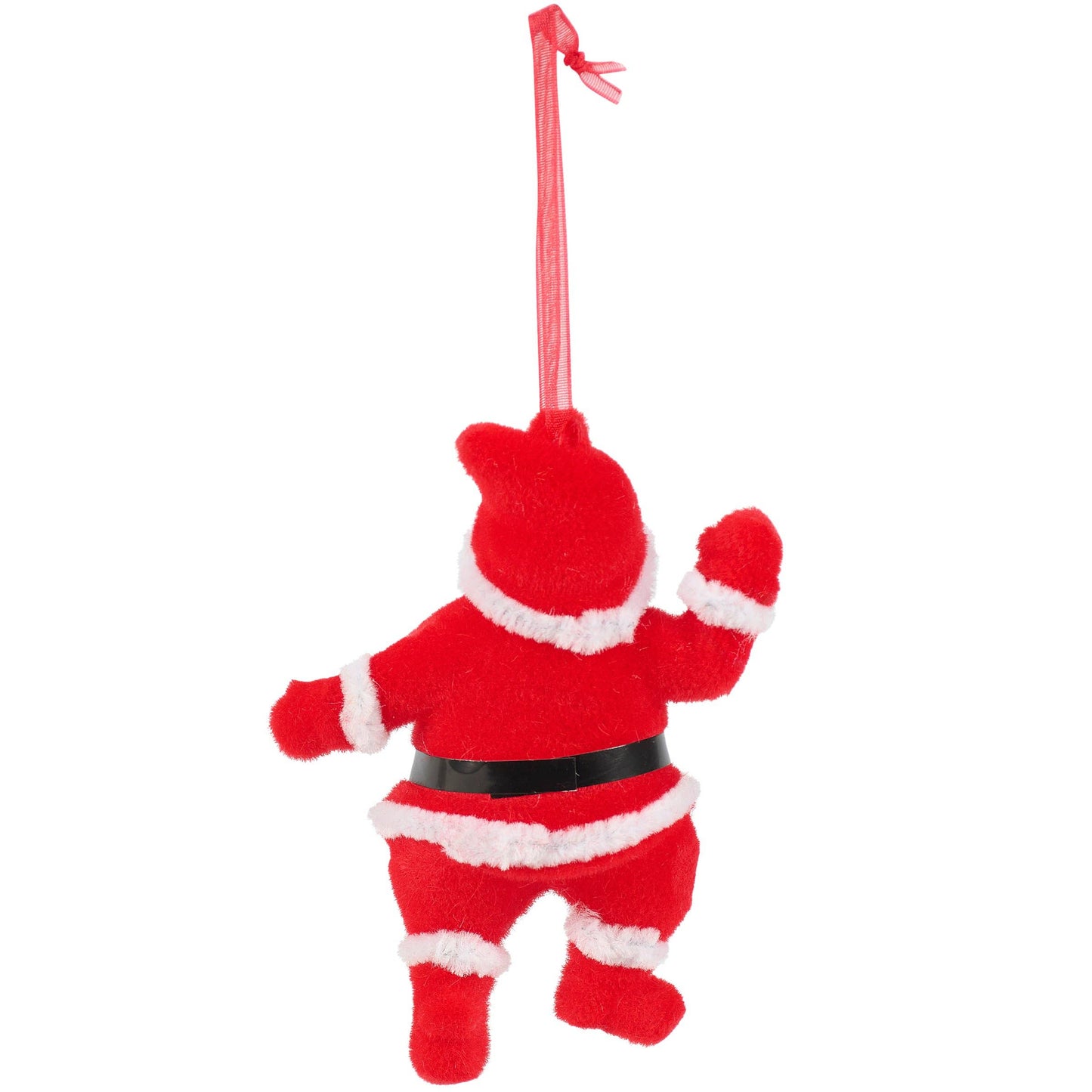 set of 2 Mini Santas Ornament Set