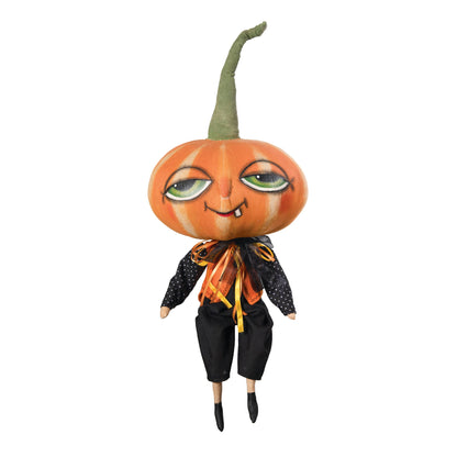 Dennis the Pumpkin Gall Halloween Art Doll home decor