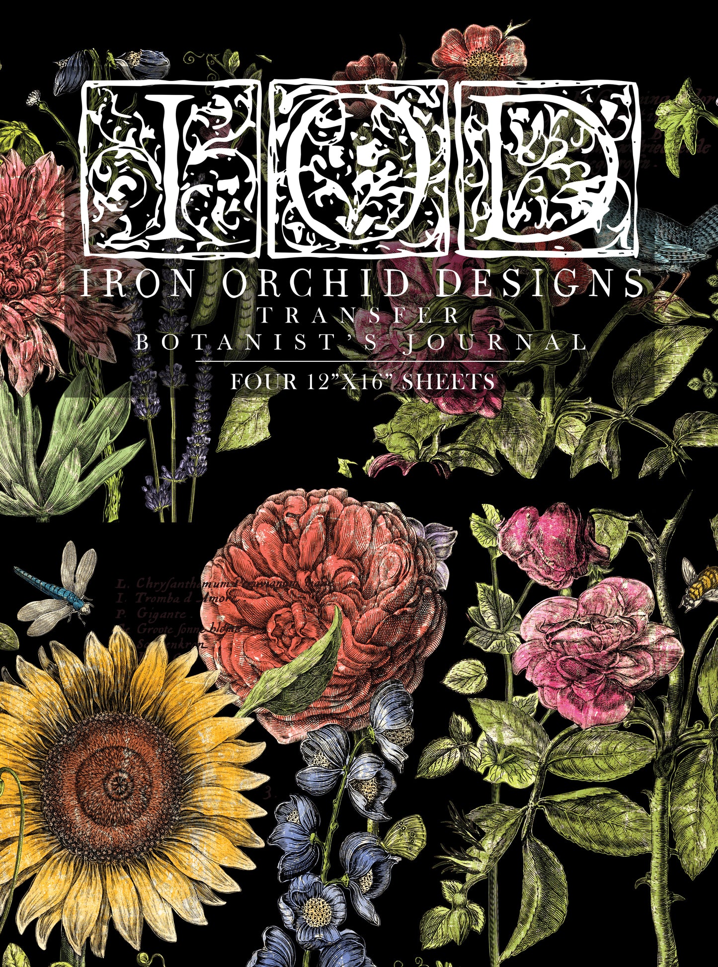 BOTANIST’S JOURNAL IOD TRANSFER 12×16 PAD