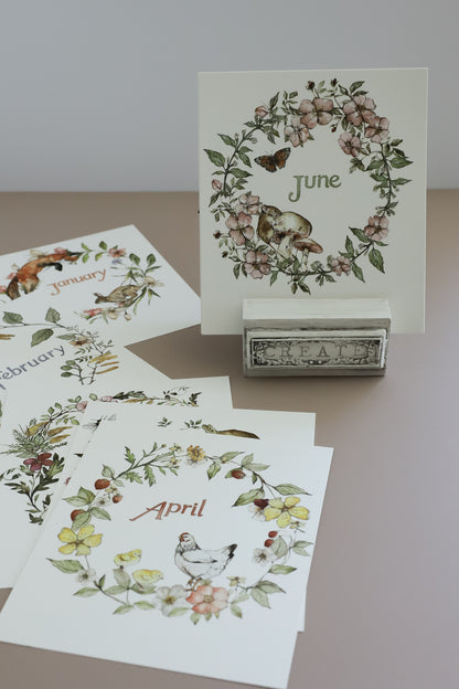 The Bramblewood Diaries IOD Transfer Pad 8x12 | Woodland Creatures & Botanicals | Seasonal Home Decor | Junk Journal Ephemera | DIY Décor