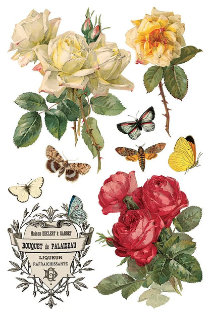 By Any Other Name 8 x 12 transfer | florals and botanicals
