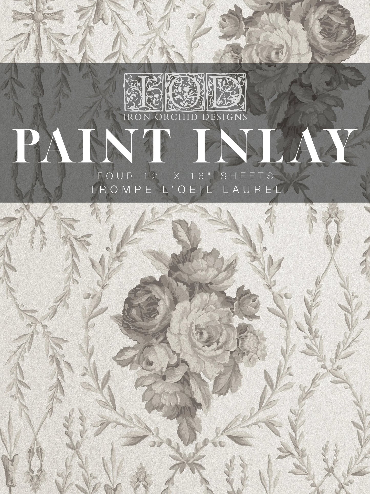 TROMPE L’OEIL LAUREL IOD PAINT INLAY PAD
