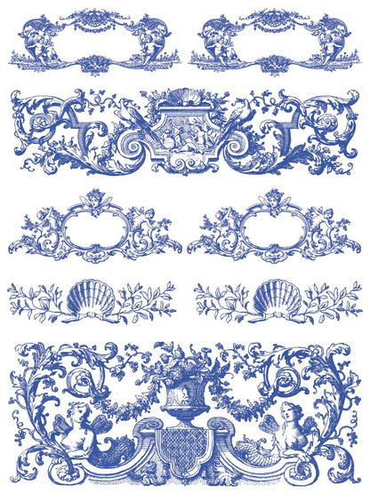 Portofino Paint Inlay | blue lemon