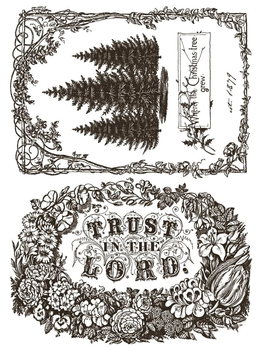 Twelfth Night IOD Paint Inlay 12x16 Pad