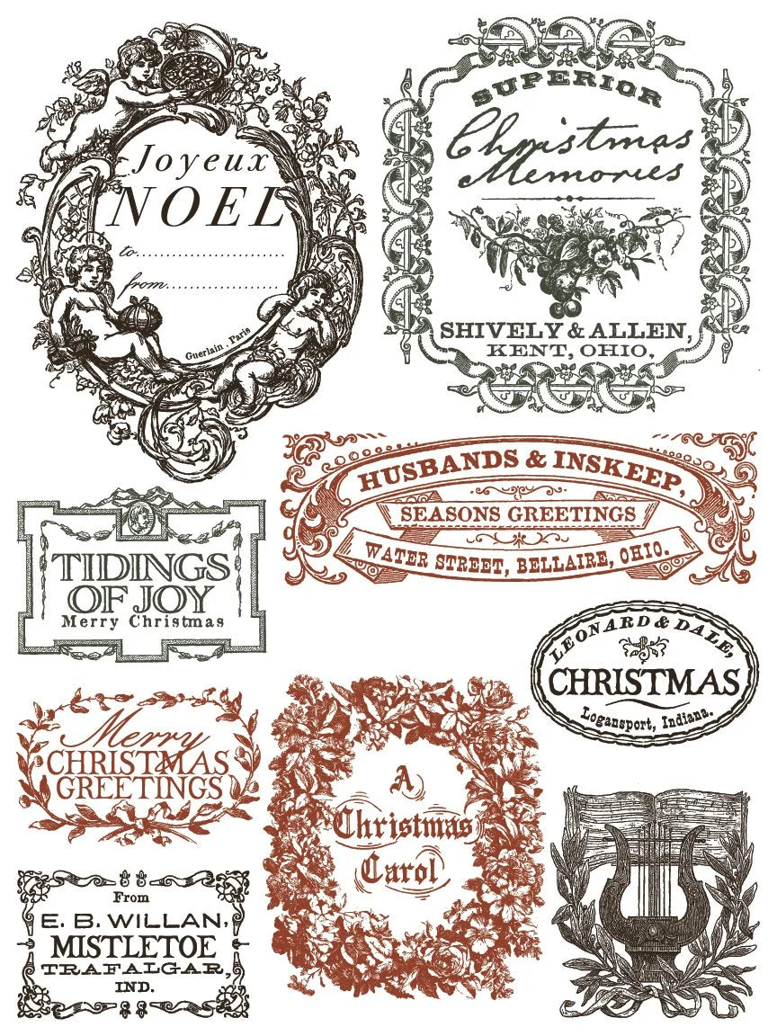 Twelfth Night IOD Paint Inlay 12x16 Pad