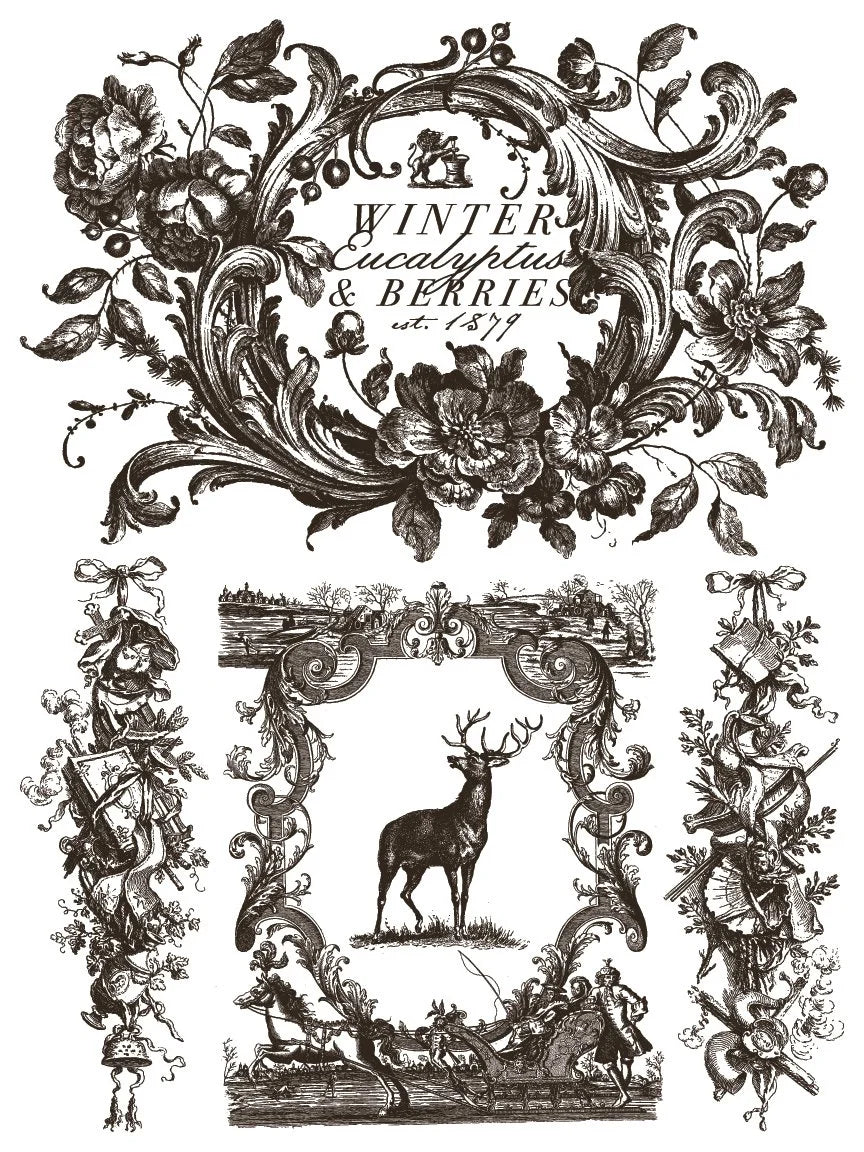 Twelfth Night IOD Paint Inlay 12x16 Pad