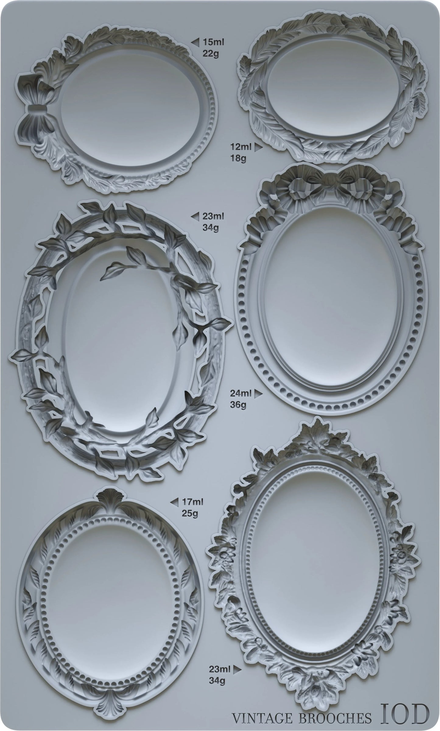 Vintage Brooches mould | frames