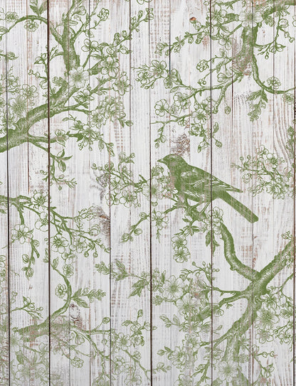 Shade & Song 12 x 12 stamp | birds and branches