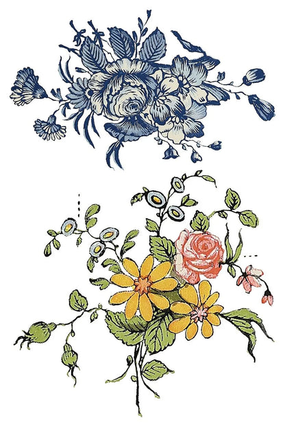 Fairy Tale Florals Transfer, 8 Pages, 8”x12”, Full Color
