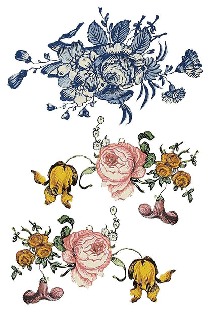 Fairy Tale Florals Transfer, 8 Pages, 8”x12”, Full Color