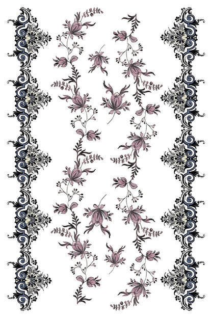 Fairy Tale Florals Transfer, 8 Pages, 8”x12”, Full Color