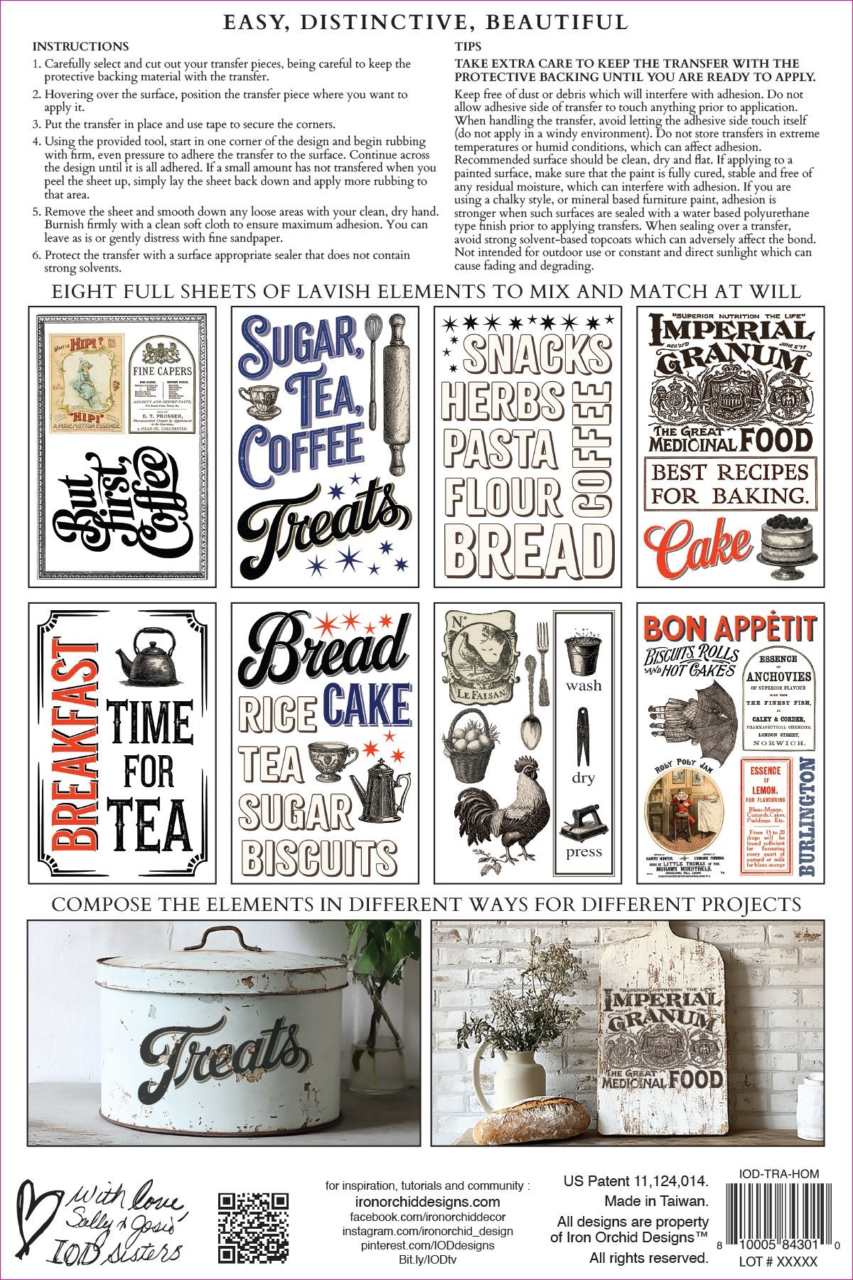 Home Sweet Home 8 x 12 transfer | farmhouse