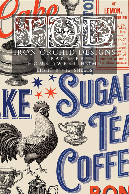 Home Sweet Home 8 x 12 transfer | farmhouse