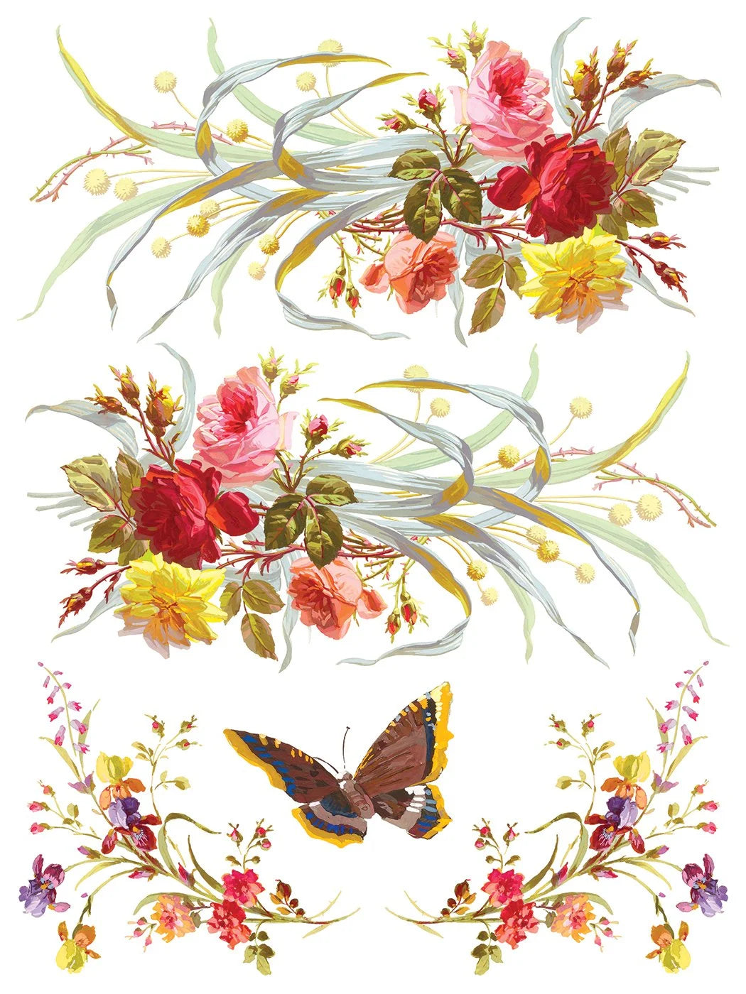Saint Germain 12 x 16 transfer | floral