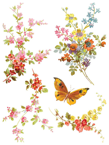 Saint Germain 12 x 16 transfer | floral