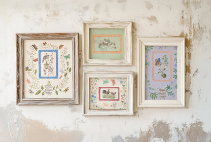Emily Clare 8 x 12 transfer | pencil & watercolor whimsical illustrations