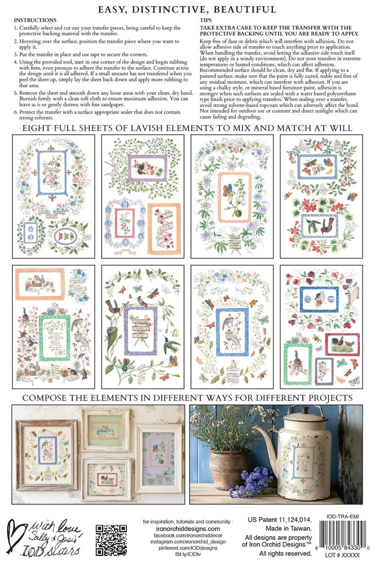 Emily Clare 8 x 12 transfer | pencil & watercolor whimsical illustrations