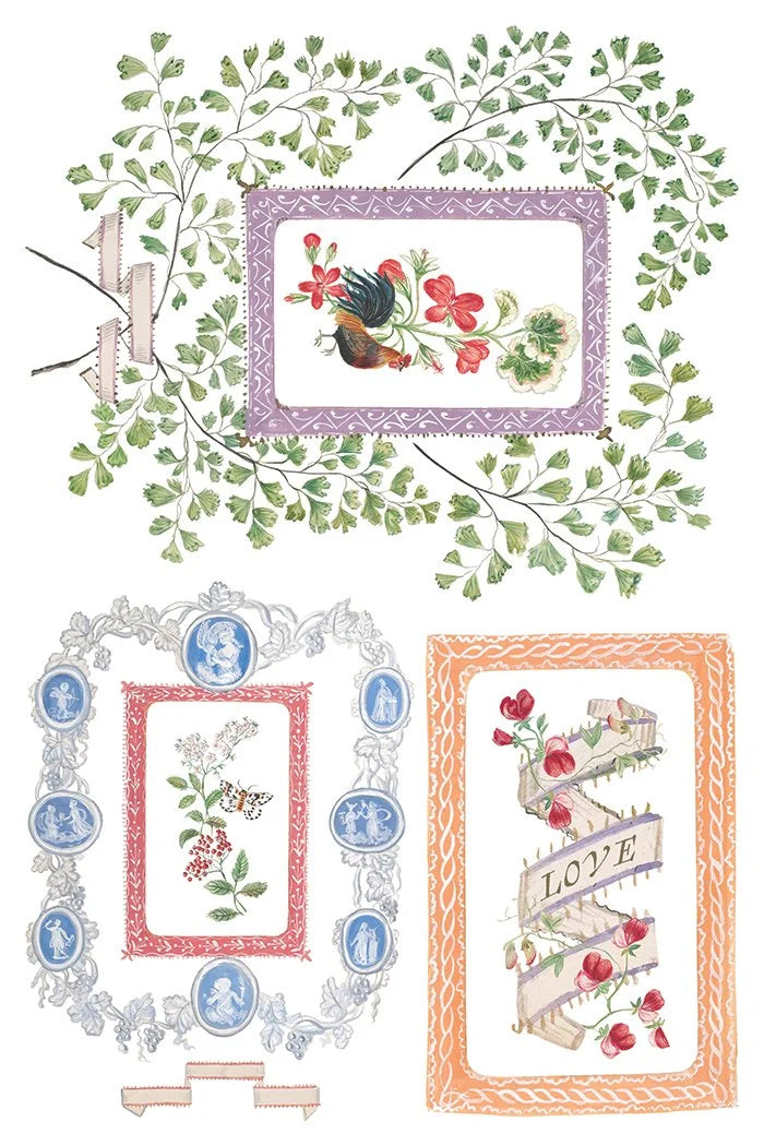 Emily Clare 8 x 12 transfer | pencil & watercolor whimsical illustrations