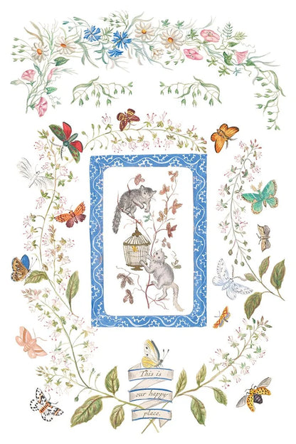 Emily Clare 8 x 12 transfer | pencil & watercolor whimsical illustrations