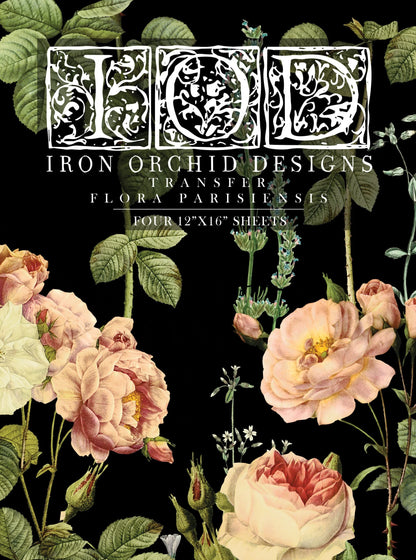 FLORA PARISIENSIS IOD TRANSFER 12×16 PAD