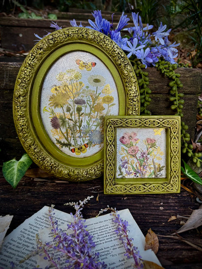 Flora Greca 8 x 12 transfer | birds and botanicals