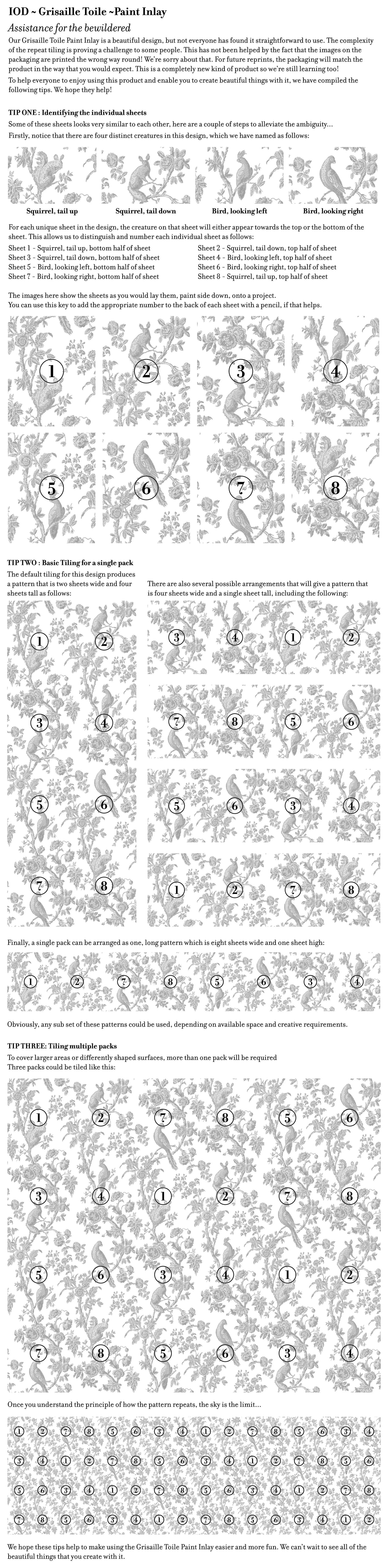 GRISAILLE TOILE IOD PAINT INLAY 12×16 PAD