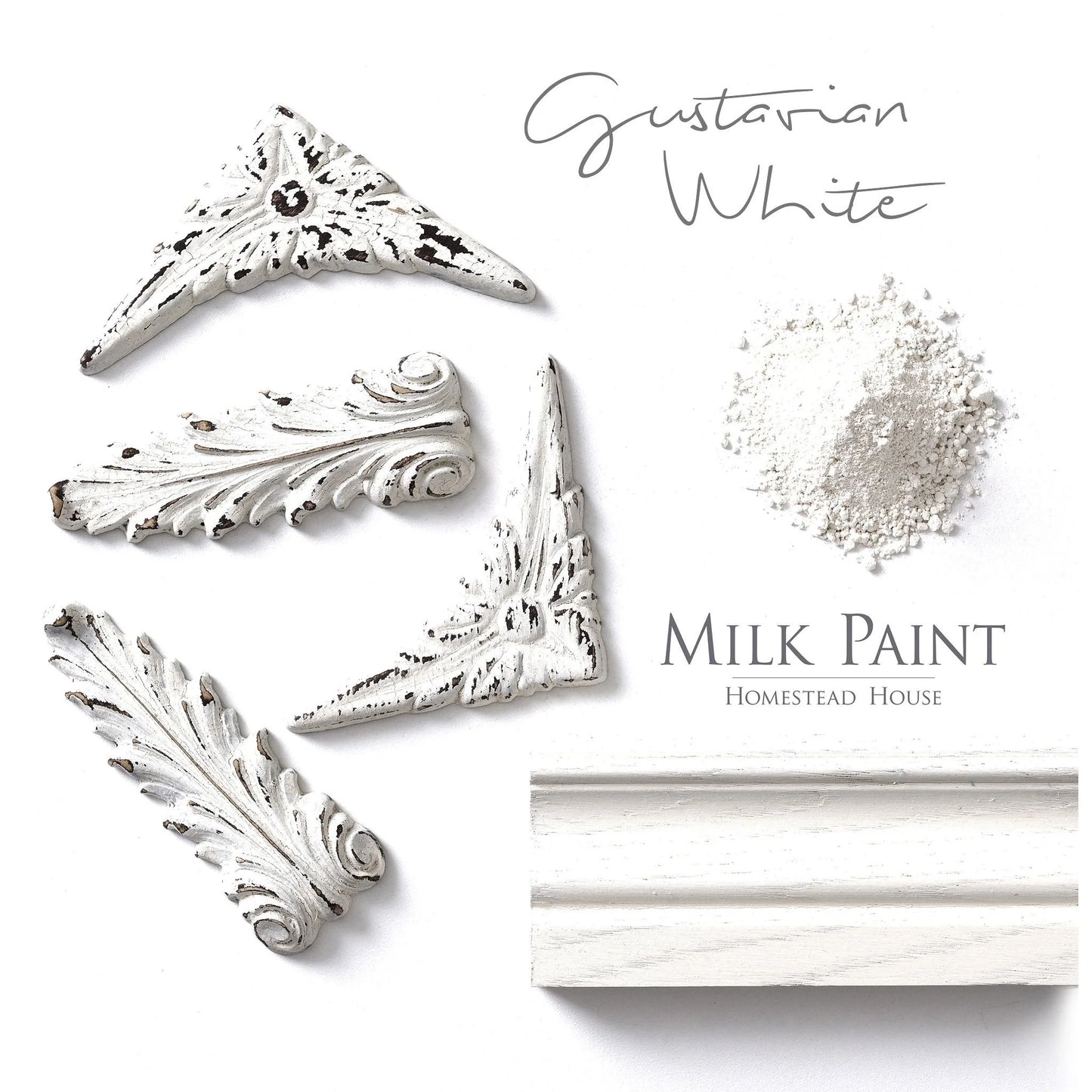 Gustavian White - Fusion Milk Paint - 50g