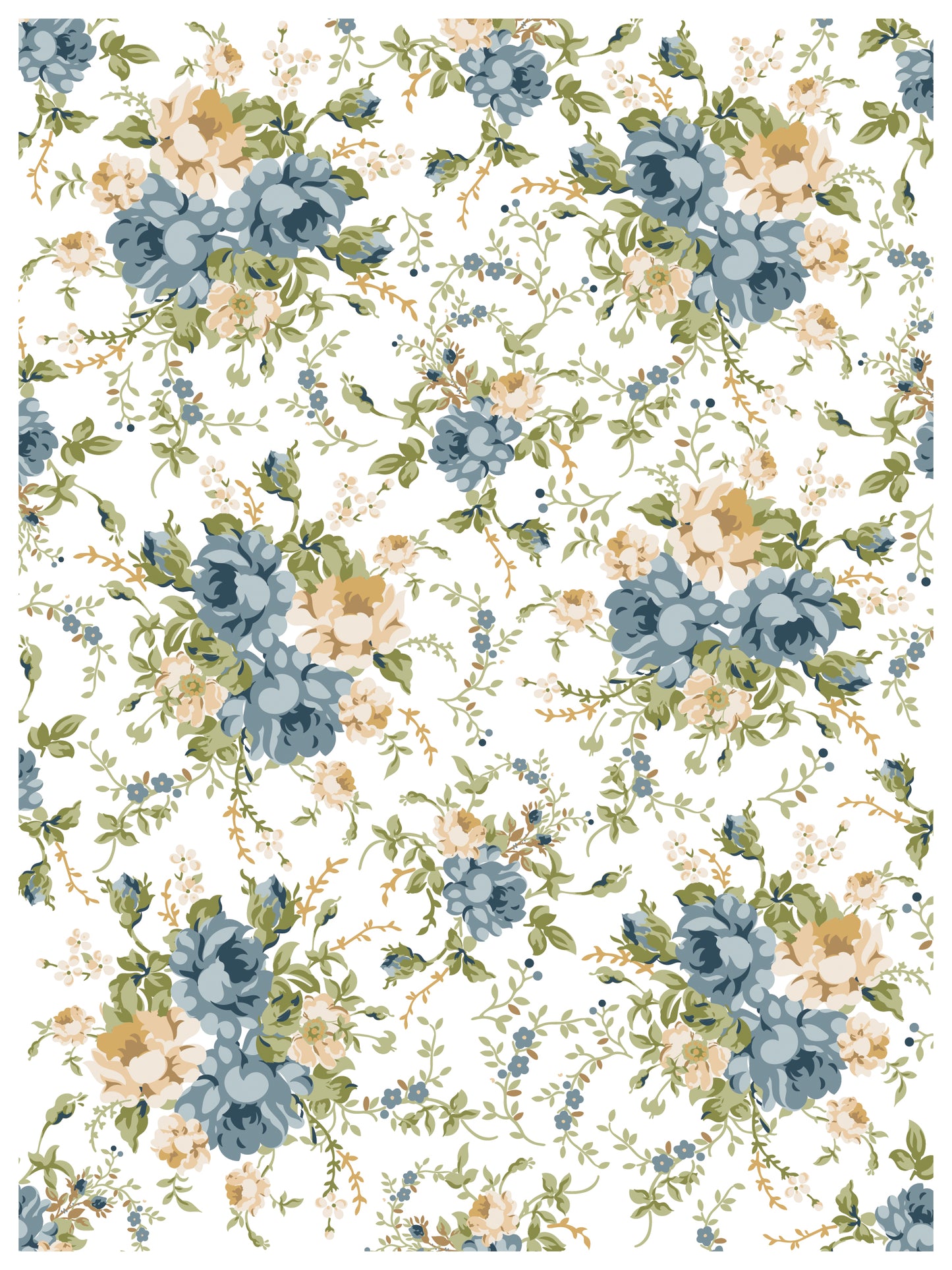 Alfred Peats and Co. vintage wallpaper IOD Paint Inlay 12x16 Pad