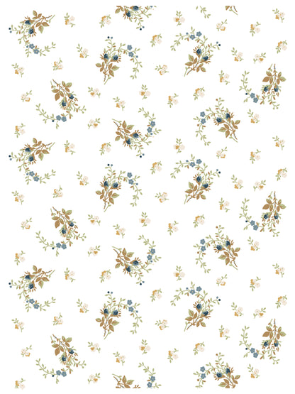 Alfred Peats and Co. vintage wallpaper IOD Paint Inlay 12x16 Pad