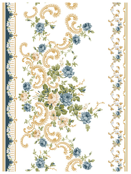 Alfred Peats and Co. vintage wallpaper IOD Paint Inlay 12x16 Pad