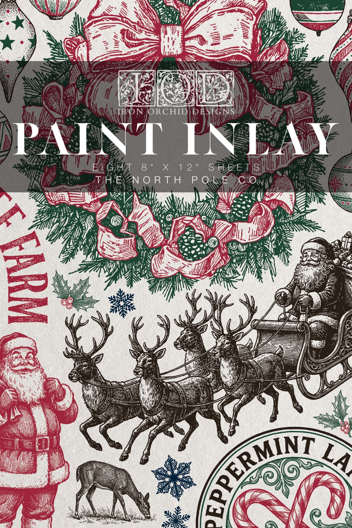 The North Pole Co IOD Paint Inlay 8x12 Pad