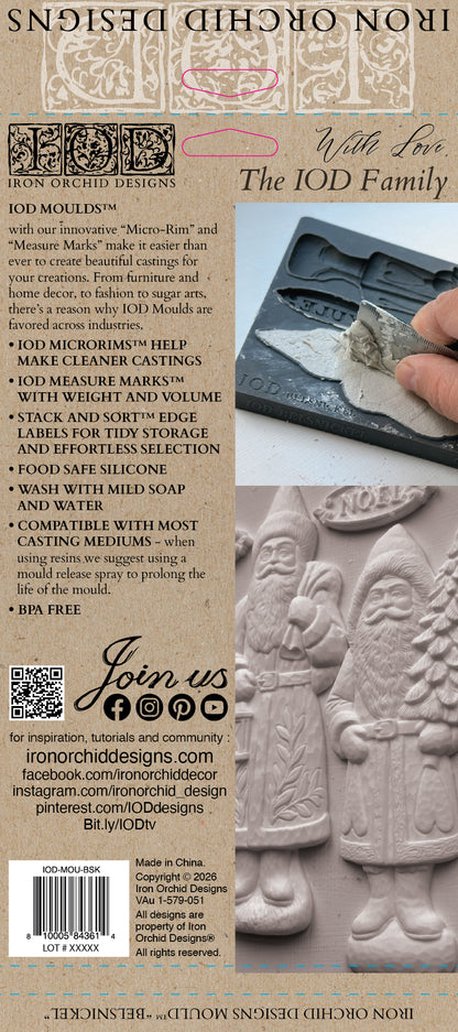 Belsnickel 6x10 IOD Mould I Germany Folk Art Santa mold