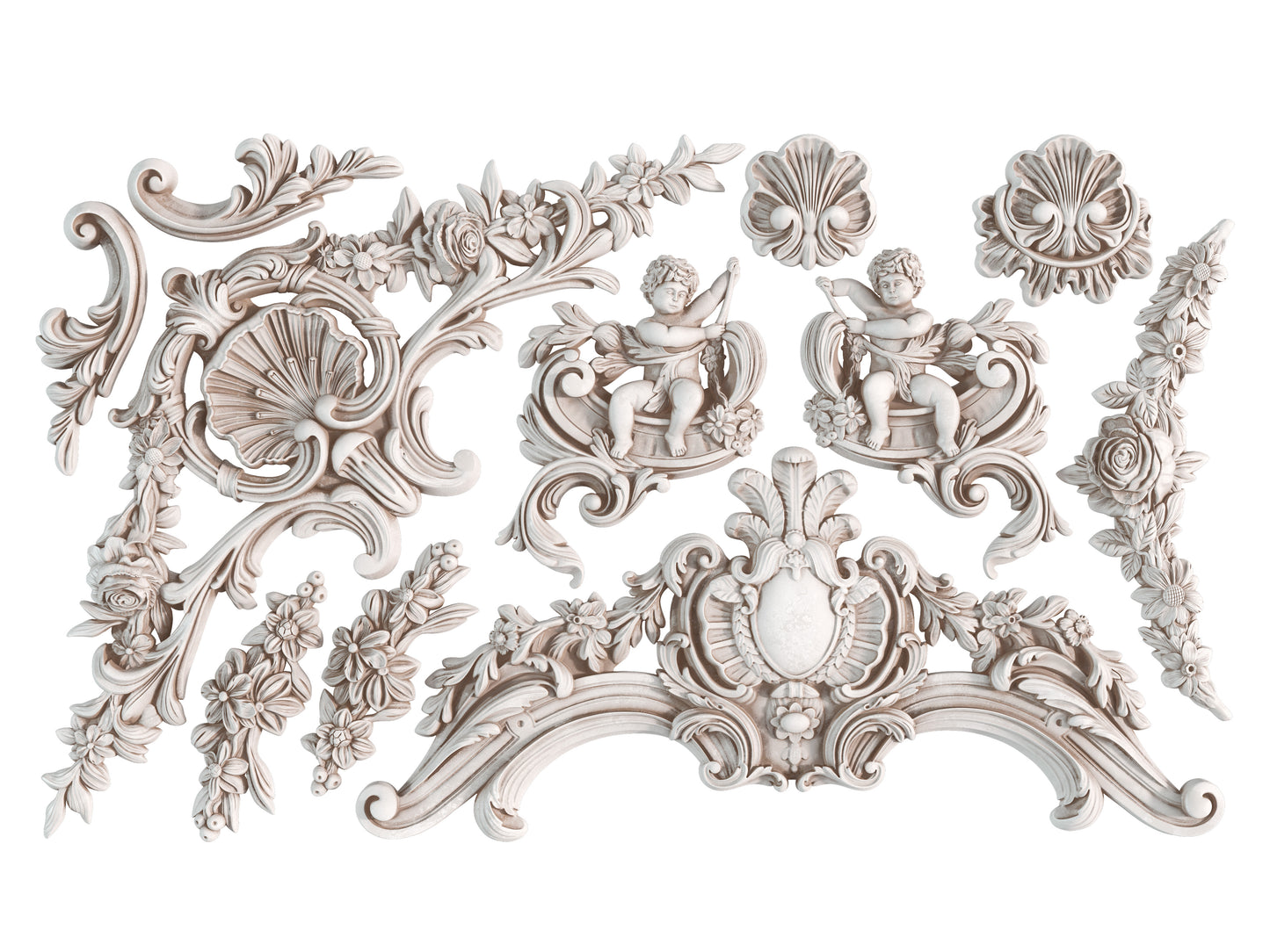 Cadré 6x10 IOD Mould I ornate embellishments