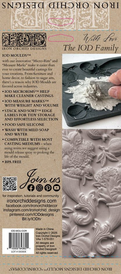 Cornucopias 6x10 IOD Mould I Thanksgiving mold
