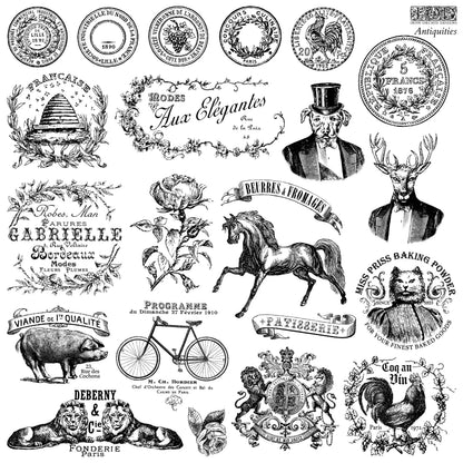 ANTIQUITIES 12×12 IOD STAMP