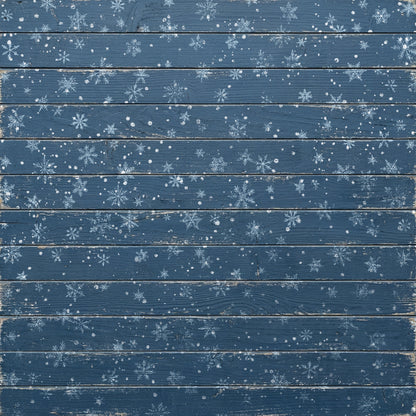 Flurry I Snow & Snowflakes 12x12 IOD Stamp Holiday Collection