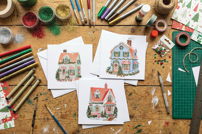 Darling Holiday IOD Transfer Pad 8x12 | Retro Nostalgic Christmas Style | Holiday Craft Supplies | Junk Journal Ephemera | DIY Winter Décor
