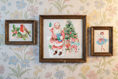 Darling Holiday IOD Transfer Pad 8x12 | Retro Nostalgic Christmas Style | Holiday Craft Supplies | Junk Journal Ephemera | DIY Winter Décor